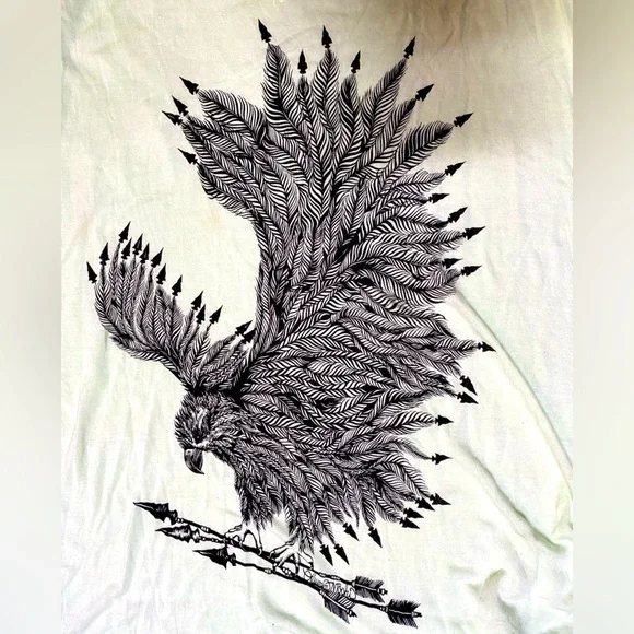 New Lauren Moshi Beverly Hills Eagle with Arrow-Tipped Feathers - Picture 2 of 8